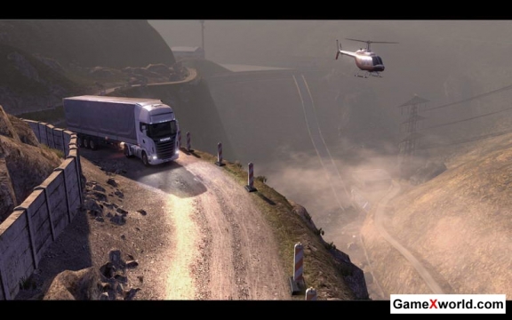 Scania truck driving simulator: the game (2012) pc. Скриншот №2