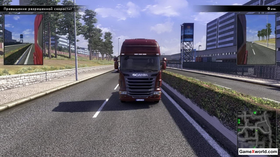 Scania truck driving simulator: the game (2012) pc. Скриншот №5