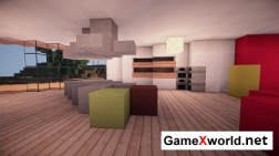 GTA V – Franklin’s Pad - Апартаменты Франклина карта для Minecraft. Скриншот №7