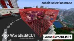WorldEdit CUI мод для Minecraft 1.8. Скриншот №1