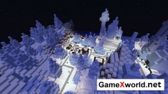 Icecube Village карта для Minecraft. Скриншот №1