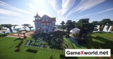 Contemporary colonial mansion карта для Minecraft. Скриншот №4