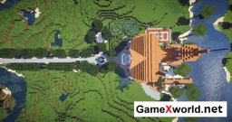 Contemporary colonial mansion карта для Minecraft. Скриншот №3