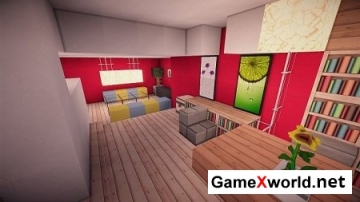 GTA V – Franklin’s Pad - Апартаменты Франклина карта для Minecraft. Скриншот №6
