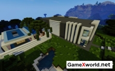 Darkwood Forest Modern Mansion для Minecraft. Скриншот №1