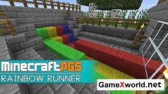 Rainbow Runner - Радужный бегун мини карта для Minecraft 1.7