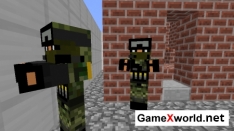 Zombie Warfare Reborn для Minecraft 1.8. Скриншот №1