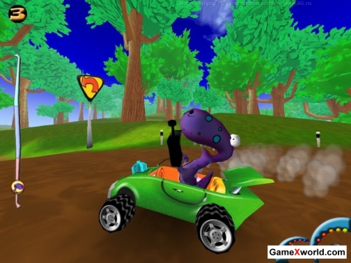 Кряки и плюхи вступают в гонку / pet racer (2003) pc. Скриншот №4