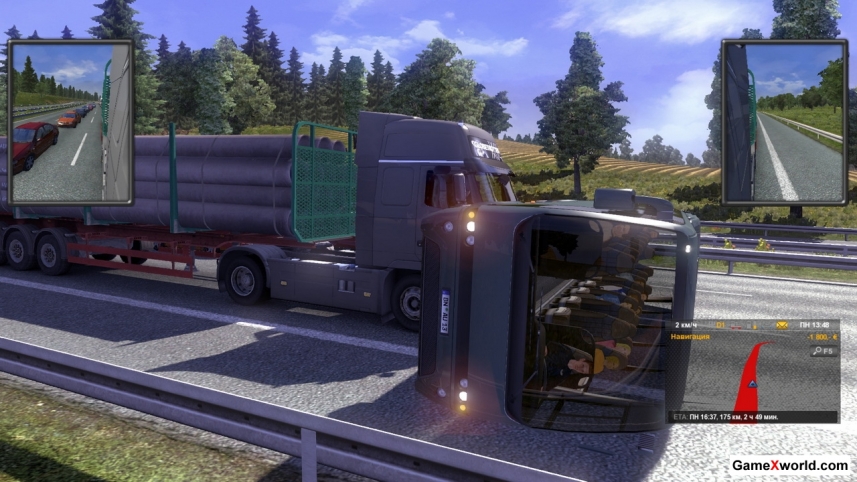 Euro truck simulator 2 [v 1.11.1s] (2013) pc | repak [r.G. mechanics]. Скриншот №2