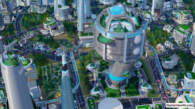 Simcity: cities of tomorrow (2014) pc | repack. Скриншот №5