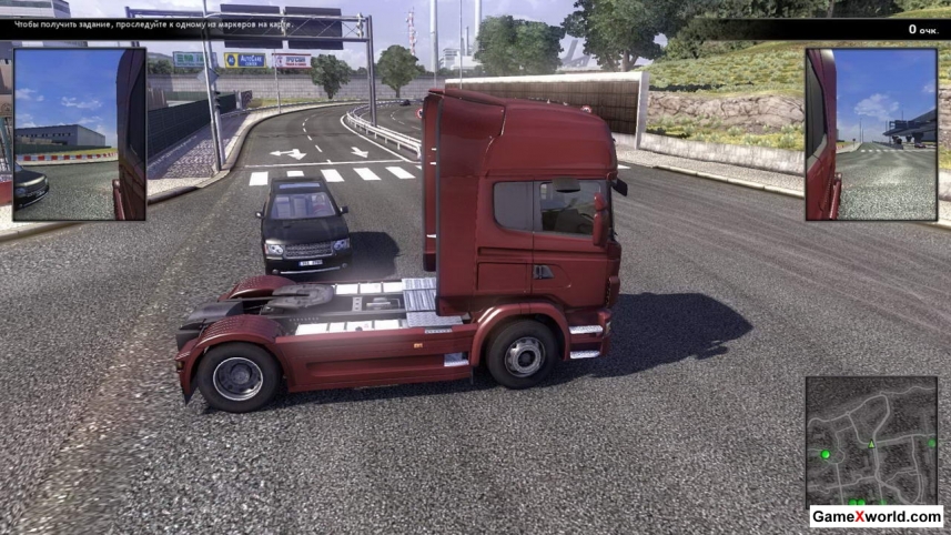 Scania truck driving simulator: the game (2012) pc. Скриншот №4