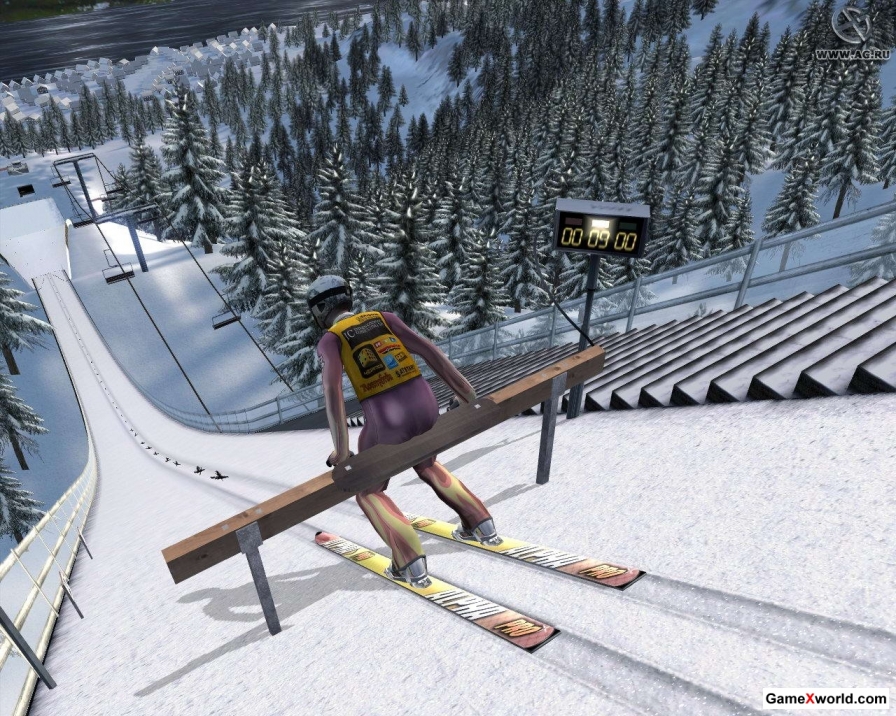 Rtl лыжный трамплин 2007 / rtl ski jumping 2007 (2007) pc. Скриншот №2