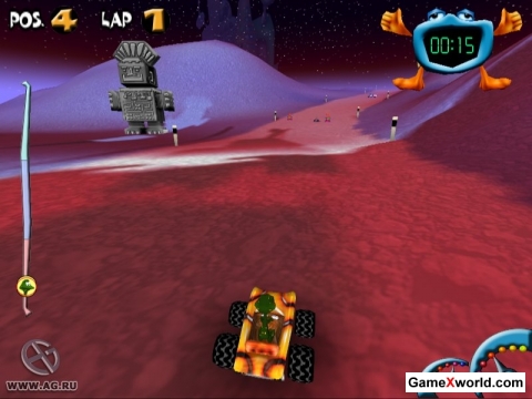 Кряки и плюхи вступают в гонку / pet racer (2003) pc. Скриншот №5