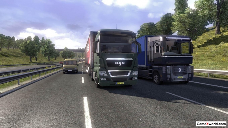 Euro truck simulator 2 / с грузом по европе 3  (v.1.3.1s)+ [mods] (акелла) (2013/Rus/Multi34)  [repack от xatab]. Скриншот №3