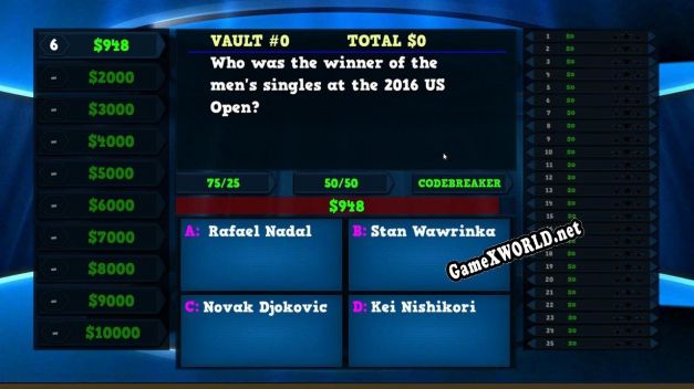 Trivia Vault Tennis Trivia (MULTI/RePack от FOFF)