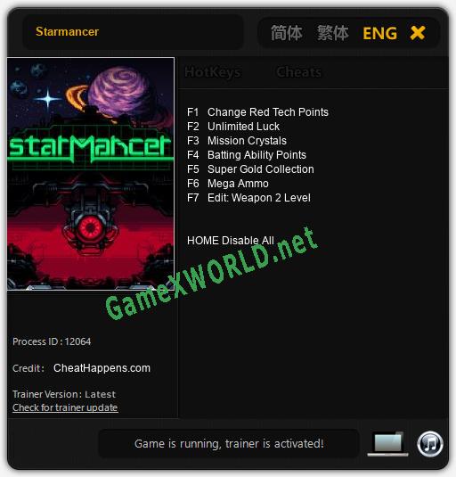 Starmancer: Читы, Трейнер +7 [CheatHappens.com]