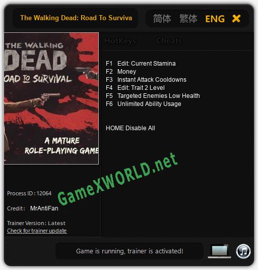 The Walking Dead: Road To Survival: Читы, Трейнер +6 [MrAntiFan]
