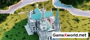 Chartres Cathedral  для Minecraft. Скриншот №1