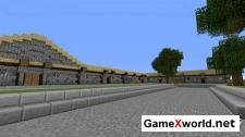 Town Plaza Spawn для Minecraft. Скриншот №2