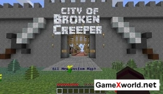 Скачать карту Карта Kingdom of Broken Creeper для Майнкрафт
