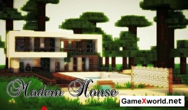 Карта Beautiful Modern House для Майнкрафт. Скриншот №1