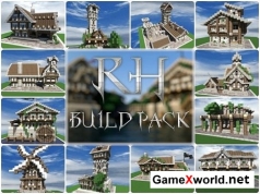 Reinhart City Buildpack карта для Minecraft 1.7.5/1.6.4/1.6.2/1.5.2