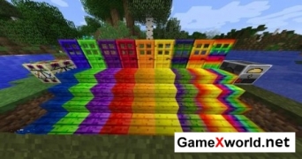 Color (Rainbow) мод для Minecraft 1.7.10. Скриншот №3