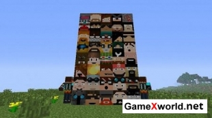 Youtuber Blocks мод для Minecraft 1.7.10. Скриншот №2