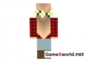 Flannel Cutie скин для Minecraft. Скриншот №1