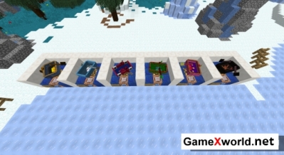 Карта Ice Boat Madness для Майнкрафт. Скриншот №1