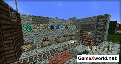 Текстуры Dokucraft: Dwarven для Minecraft 1.8 [32x]. Скриншот №2