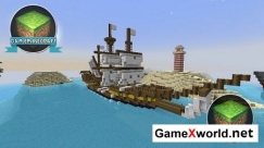Скачать карту Pirate Ship для Майнкрафт 1.7.5. Скриншот №1