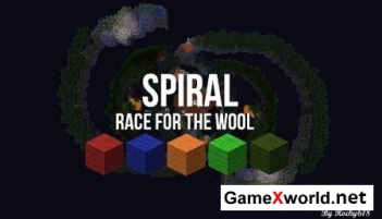 SPIRAL Race for the Wool карта для Minecraft