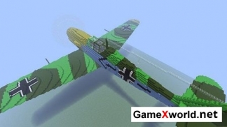 Messerschmitt Bf-109 E-4 карта для Minecraft. Скриншот №3