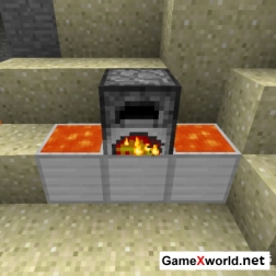 Lava Furnace для Minecraft 1.7.10. Скриншот №1