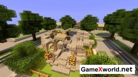 Town Plaza Spawn для Minecraft. Скриншот №5