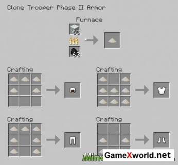 Мод Star Wars Mod для Minecraft 1.7.2 . Скриншот №2