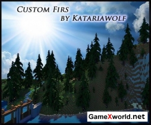 24X Custom Firs By Katariawolf карта для Minecraft