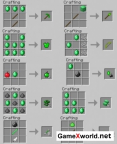 Emerald Mod для Minecraft 1.7.9. Скриншот №5