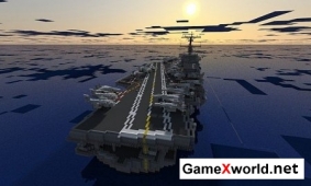 USS Enterprise CVN-65 карта для Minecraft. Скриншот №1
