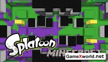 Карта Splatoon для Minecraft