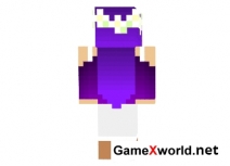 Purple Shirt and Hair скин для Minecraft. Скриншот №1