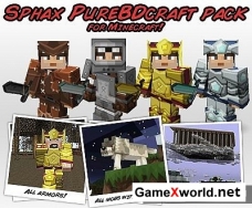 Текстуры Sphax PureBDcraft для Minecraft 1.8.1 [32x]. Скриншот №9