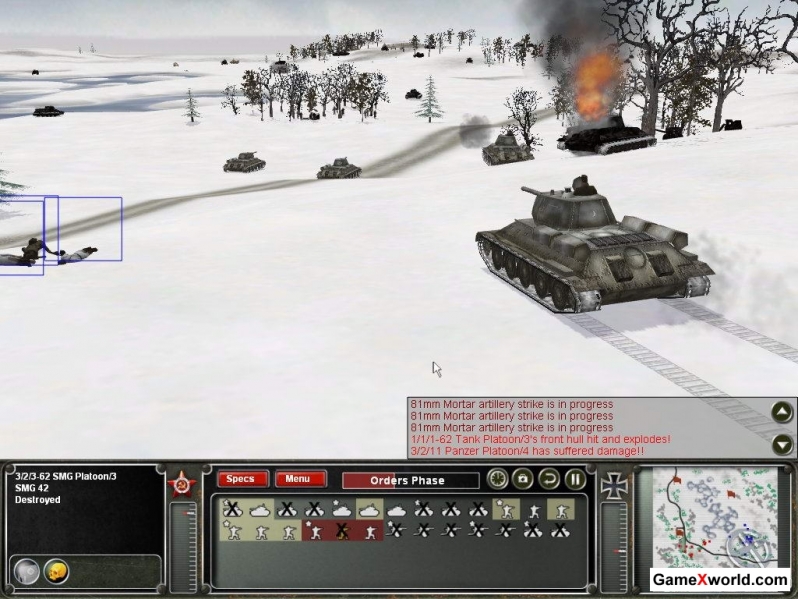 Panzer command: operation winter storm (2007) pc. Скриншот №3