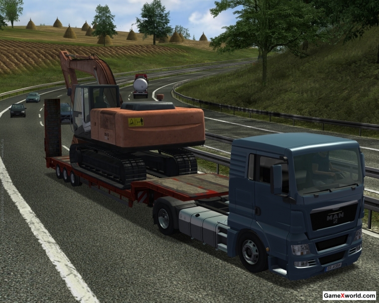 С грузом по европе 2: автобаны германии / german truck simulator (2010) pc. Скриншот №3