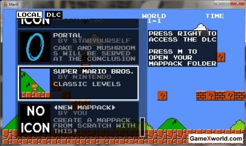 Mario portal (2012) pc. Скриншот №4