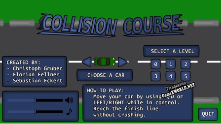 Русификатор для Collision Course (itch) (ffellner, Tamazi)