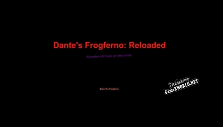 Русификатор для Dantes Frogferno Reloaded (Demo)