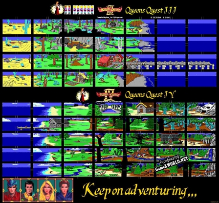 Русификатор для Queens Quest 3-4 Kings Quest 3-4 AGI Hack