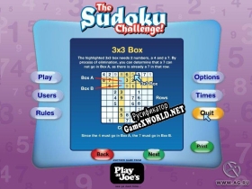 Русификатор для Sudoku Challenge, The (2005)